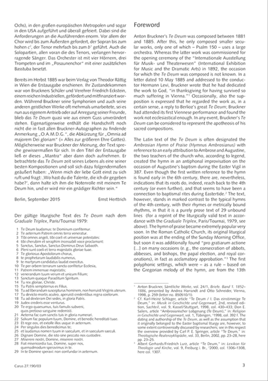 Te Deum 4-Part scores gallery preview page 4