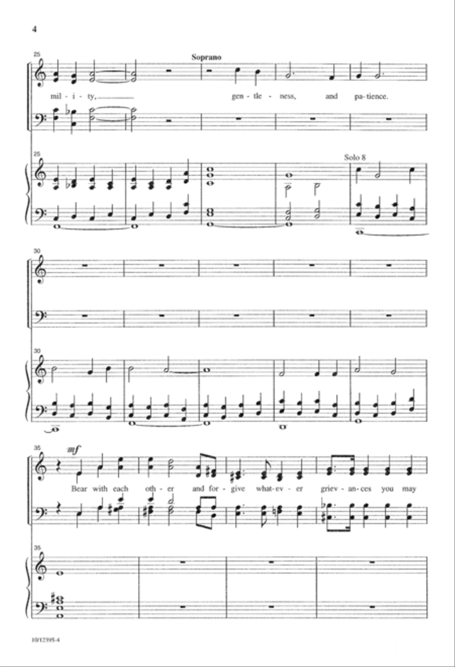 The Peace of Christ The Peace of Christ 4-Part scores gallery preview page 4