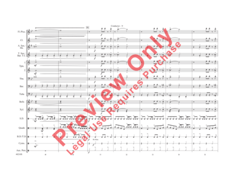 Make Me Smile Marching Band scores gallery preview page 10