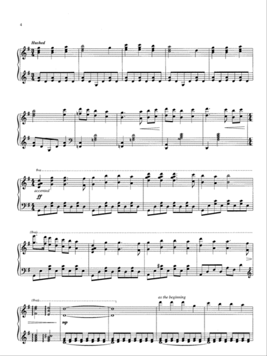 Images of Christmas Piano Solo scores gallery preview page 4