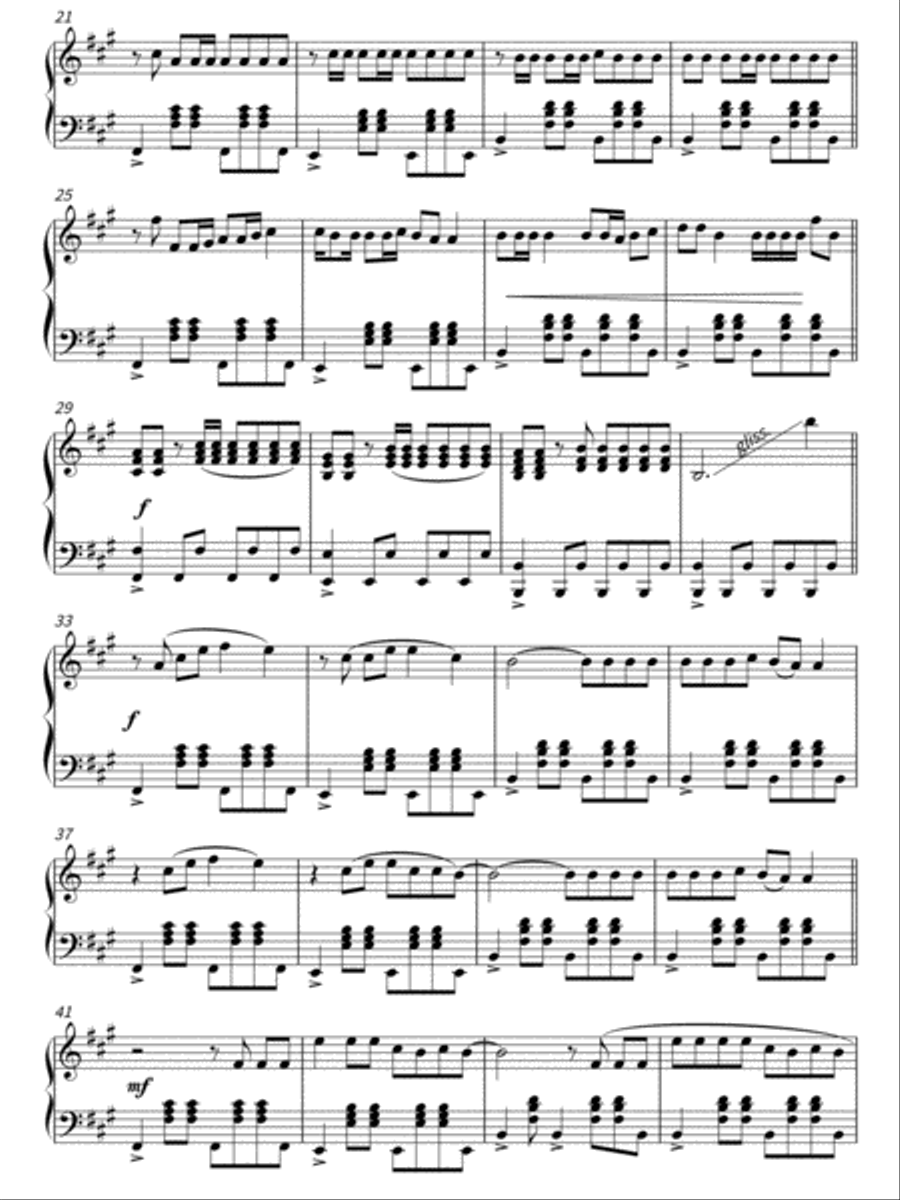 Zusammen Zusammen Piano Solo scores gallery preview page 2