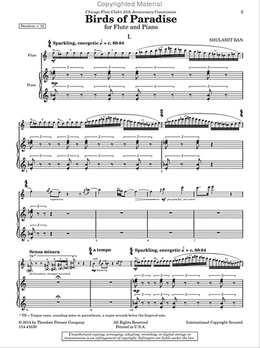 Birds of Paradise Chamber Music scores gallery preview page 2