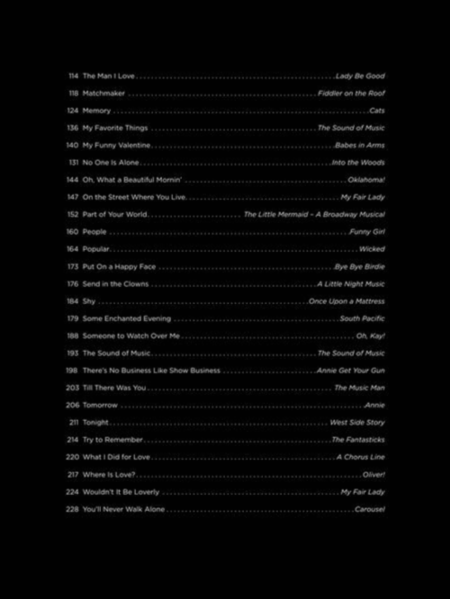 First 50 Broadway Songs You Should Sing High Voice scores gallery preview page 4