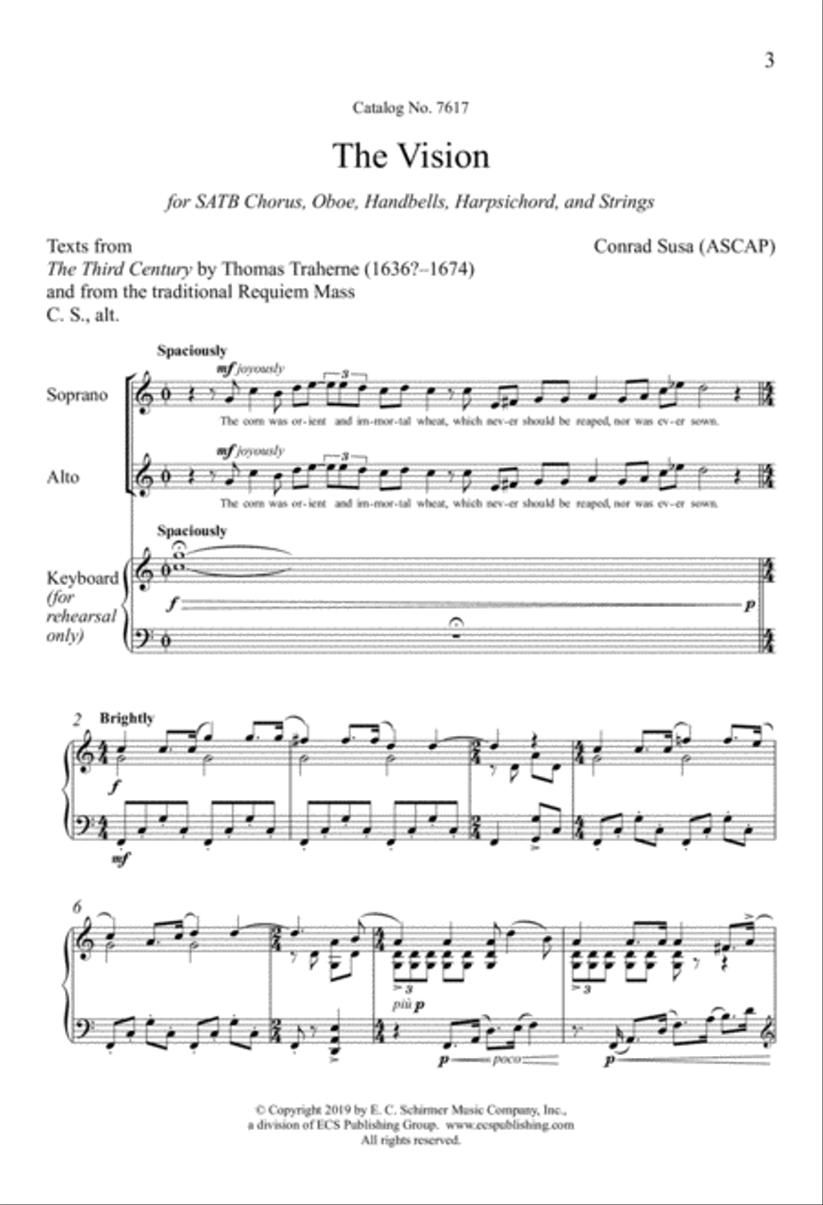 The Vision The Vision 4-Part scores gallery preview page 3