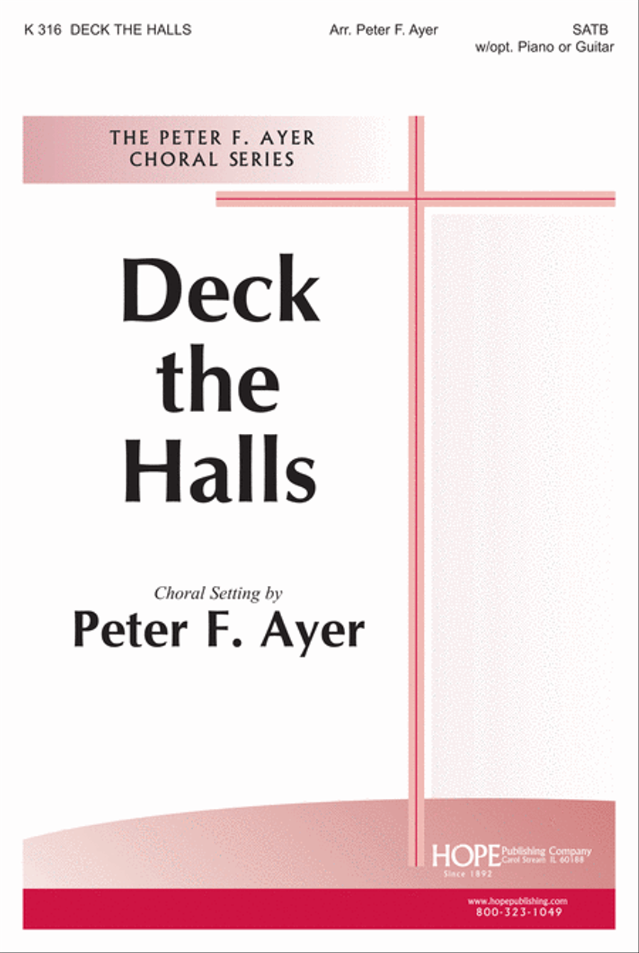 Deck the Halls 4-Part scores gallery preview page 1