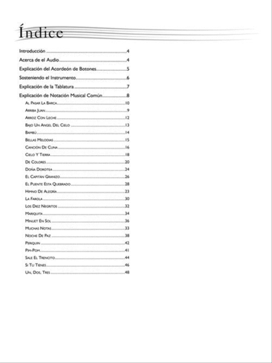 Aprende Ya! Cancionero Para El Acordeon De Botones Accordion scores gallery preview page 5