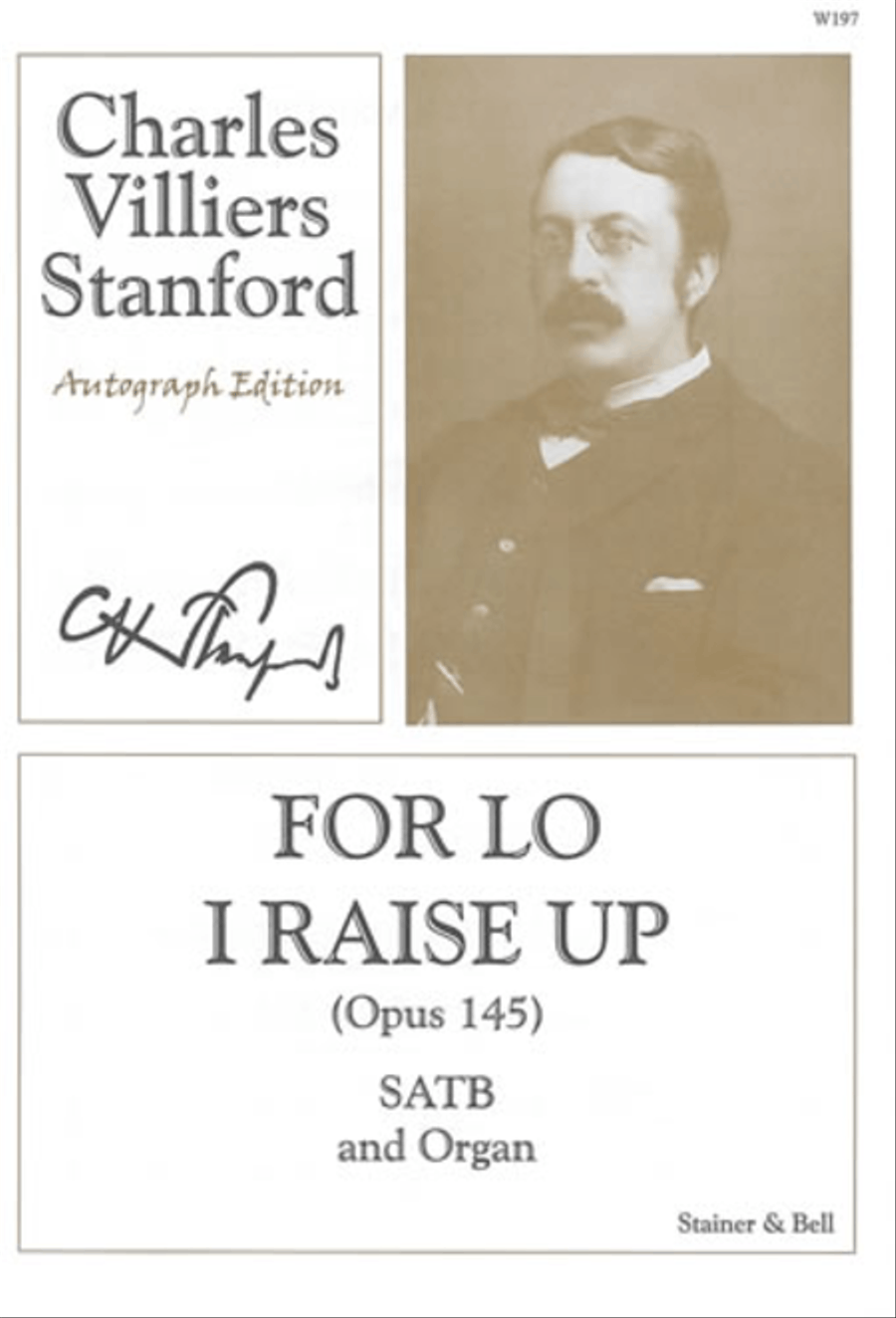 For lo I raise up 4-Part scores gallery preview page 1