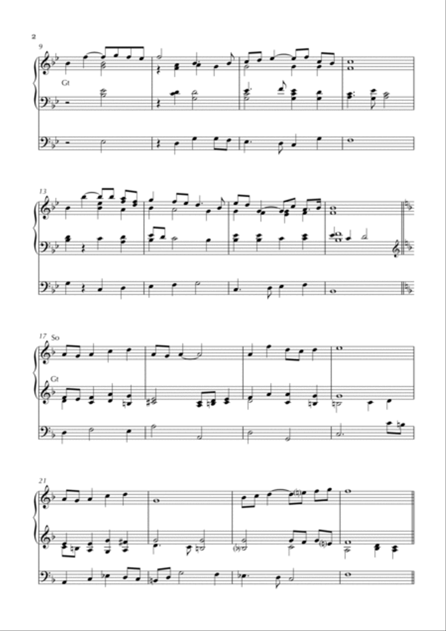 Father Oliver's Trumpet Tune Trumpet scores gallery preview page 2