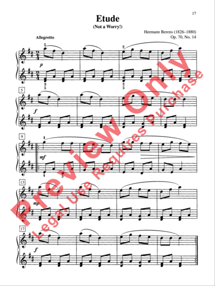 Masterwork Technical Skills Piano Method scores gallery preview page 6