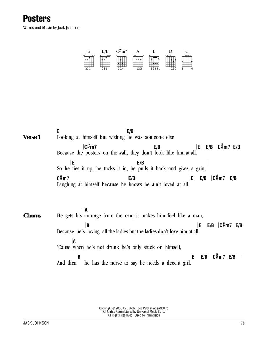 Posters Posters Acoustic Guitar scores gallery preview page 1
