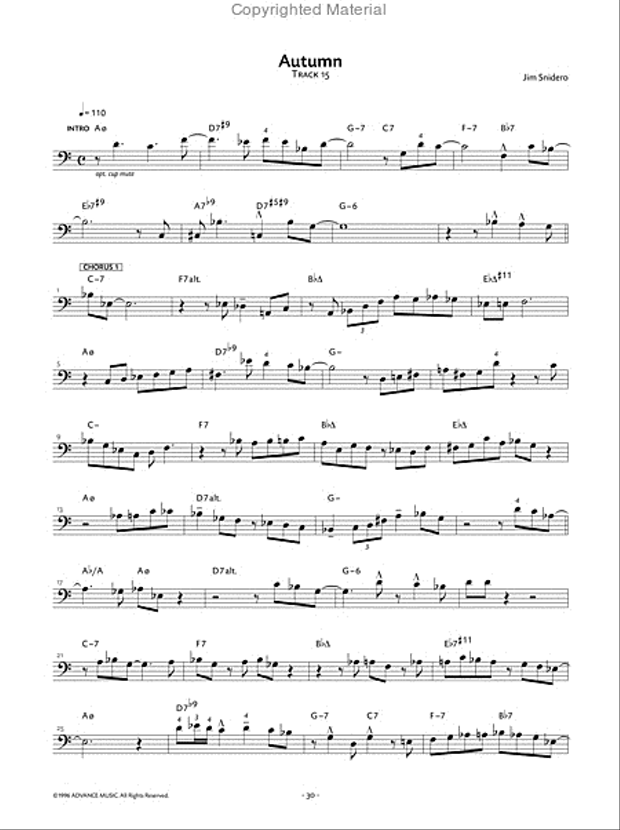 Jazz Conception -- Trombone Trombone scores gallery preview page 13