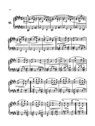 Brahms: Waltz, Op. 39, no. 16