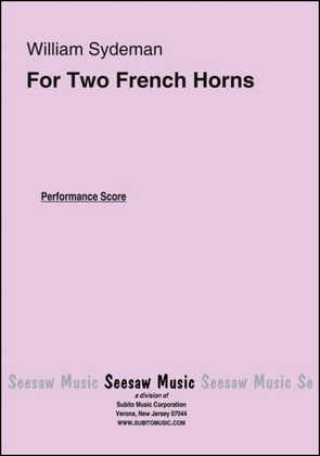 For Two French Horns