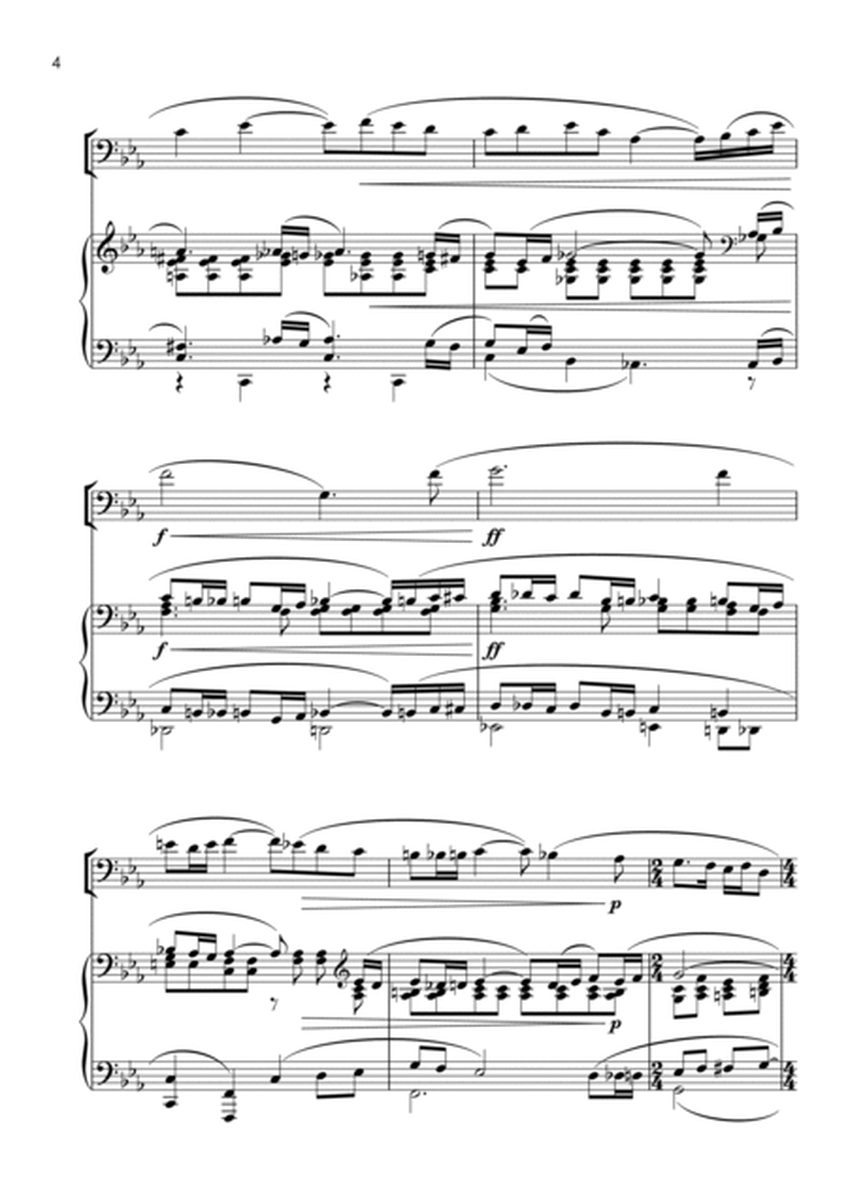 Vocalise (Rachmaninoff) - trombone or euphonium and piano with FREE BACKING TRACK image number null
