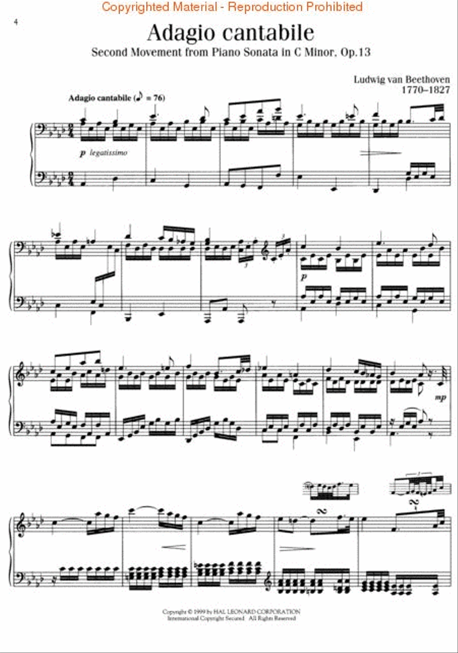 The Classical Wedding Piano Solo scores gallery preview page 4