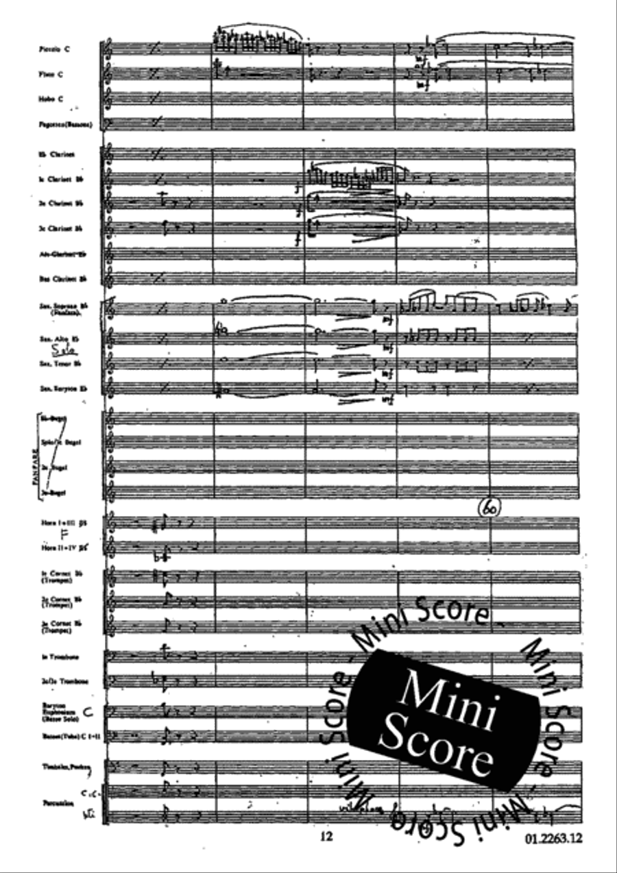 Concerto Grosso Concert Band scores gallery preview page 16