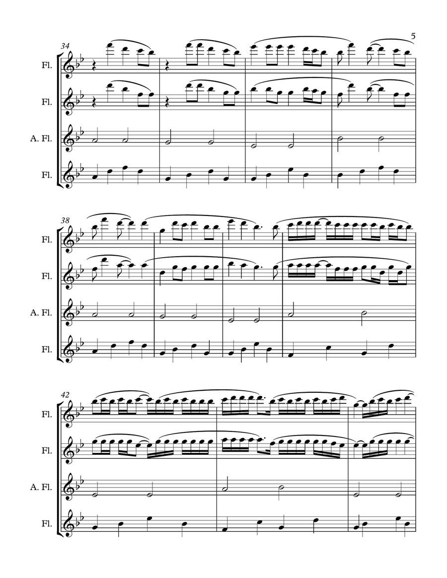 Someone Like You Someone Like You Woodwind Ensemble scores gallery preview page 5