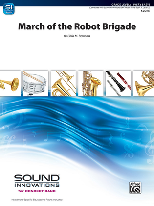 Book cover for March of the Robot Brigade