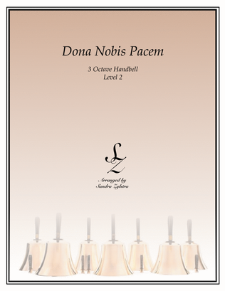 Book cover for Dona Nobis Pacem (3 octave handbells)