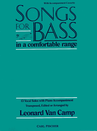 Book cover for Songs for Bass In A Comfortable Range