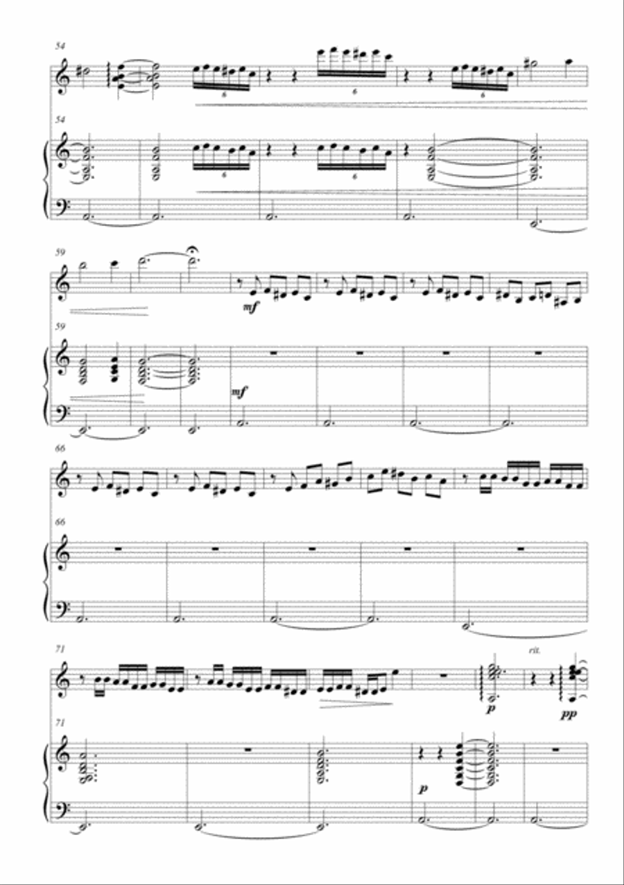 Recordando a Albéniz for Guitar and Harp Harp scores gallery preview page 4