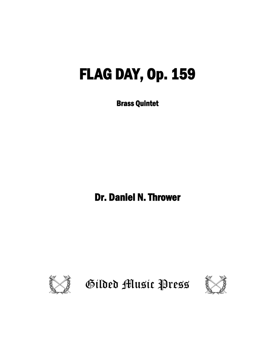 Flag Day, Op. 159 Brass Quintet scores gallery preview page 3