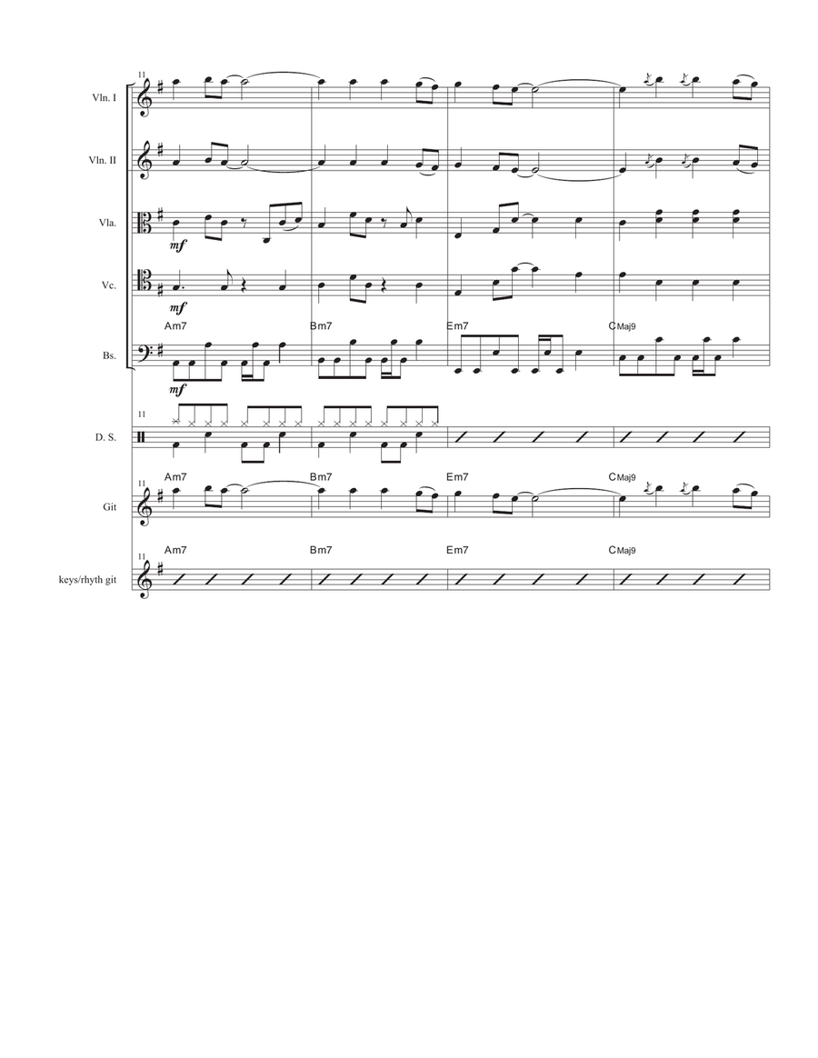 The Crying Machine The Crying Machine String Orchestra scores gallery preview page 4