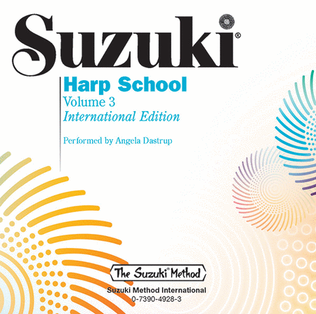 Book cover for Suzuki Harp School, Volume 3