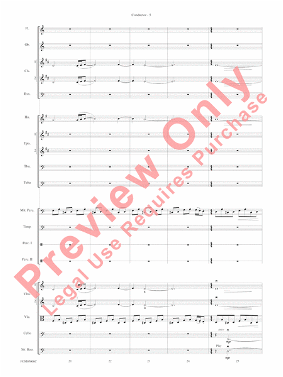 Battle of the Heroes (from Star Wars: Episode III Revenge of the Sith) Full Orchestra scores gallery preview page 8