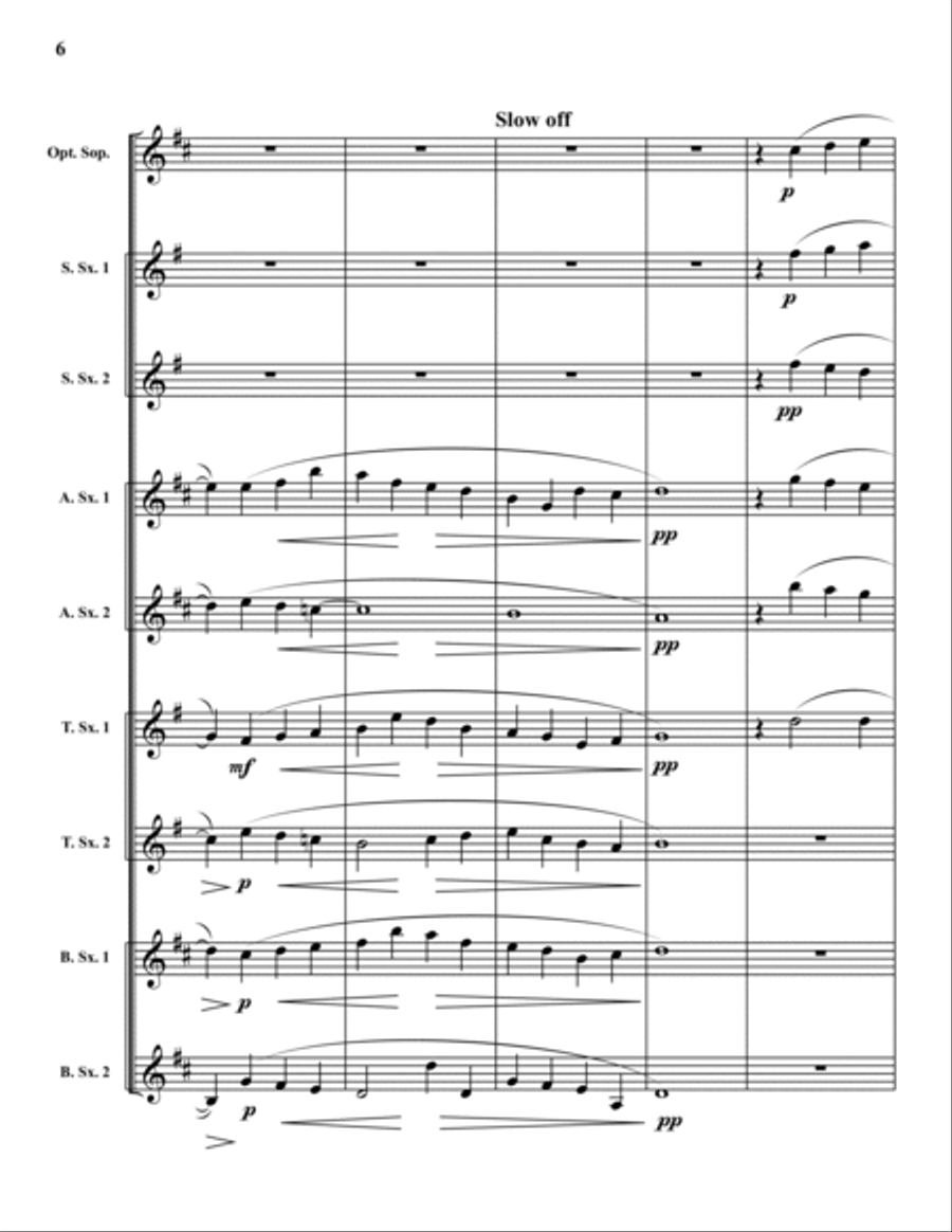 Irish Tune from County Derry SSAATTBB scores gallery preview page 6