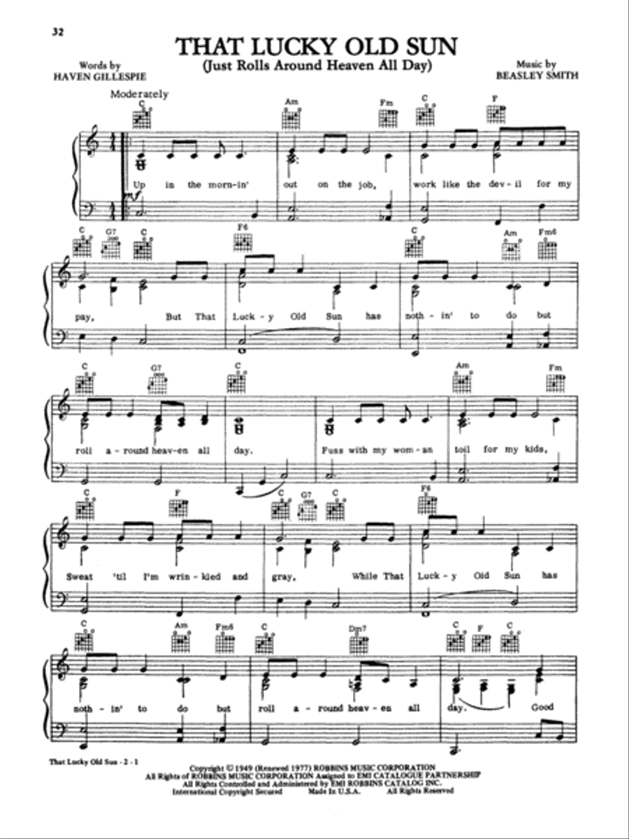 A Man and His Soul A Man and His Soul Piano, Vocal, Guitar scores gallery preview page 5