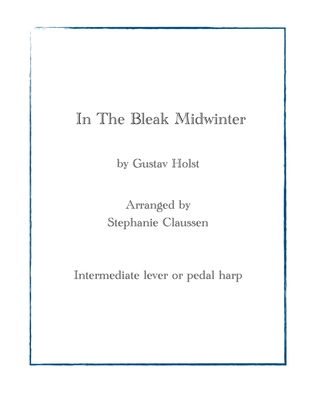 Book cover for In The Bleak Midwinter (Intermediate Harp Solo)
