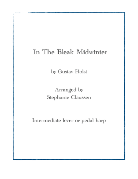 In The Bleak Midwinter (Intermediate Harp Solo)