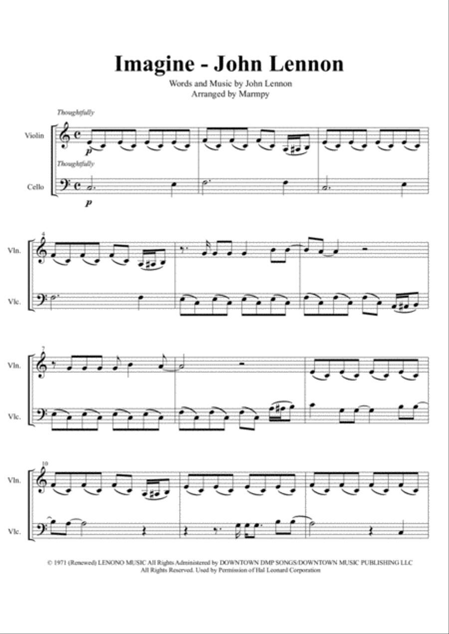 Imagine Imagine Set of Parts scores gallery preview page 1