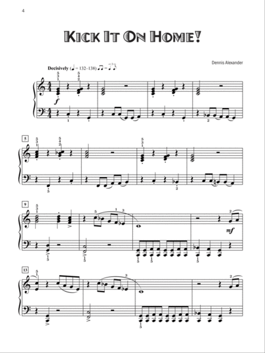 Five-Star Solos, Book 4 Piano Solo scores gallery preview page 3