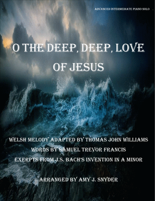 Book cover for O the Deep, Deep Love of Jesus, piano solo