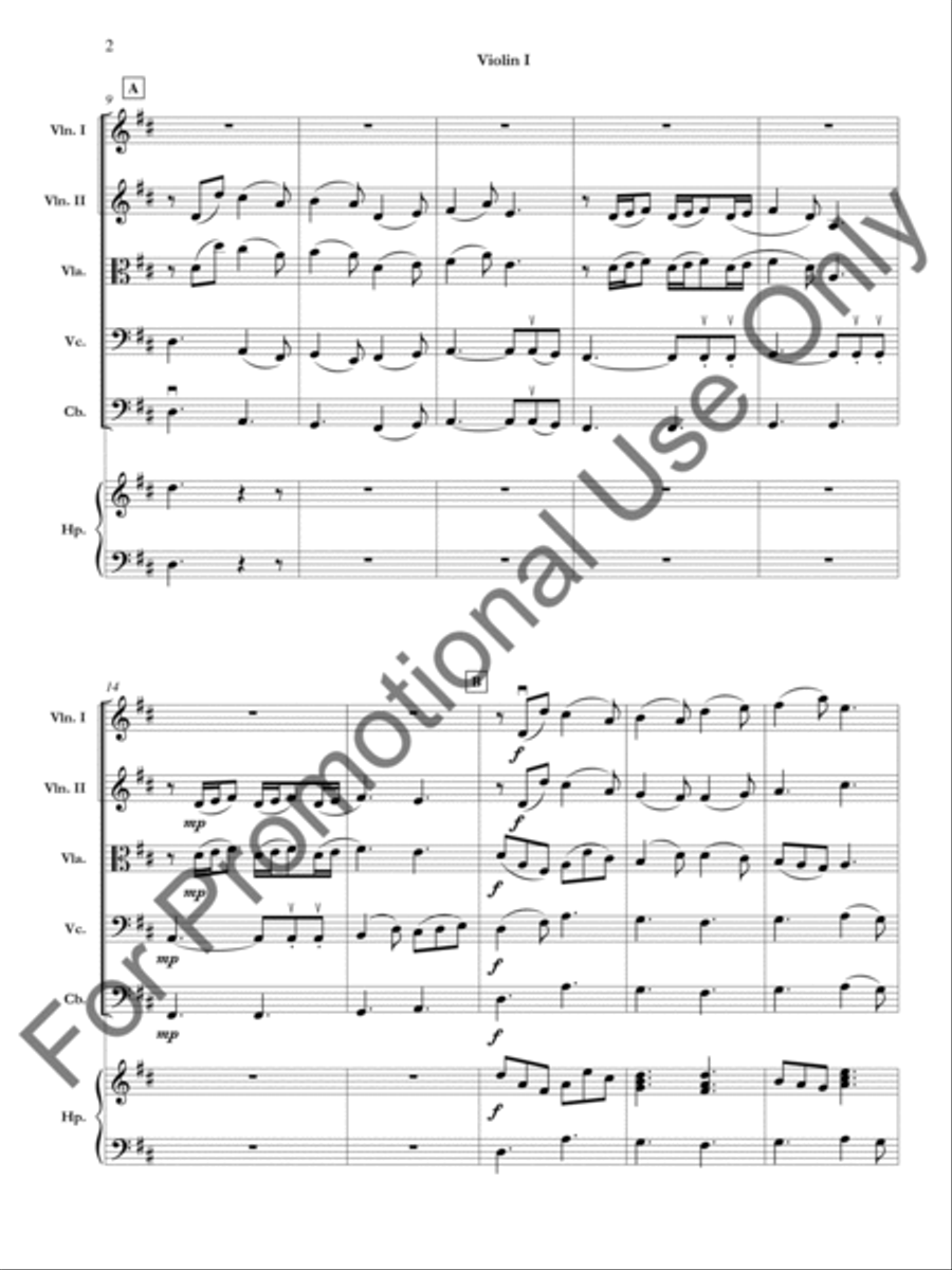 Petite Allegro Orchestra scores gallery preview page 3