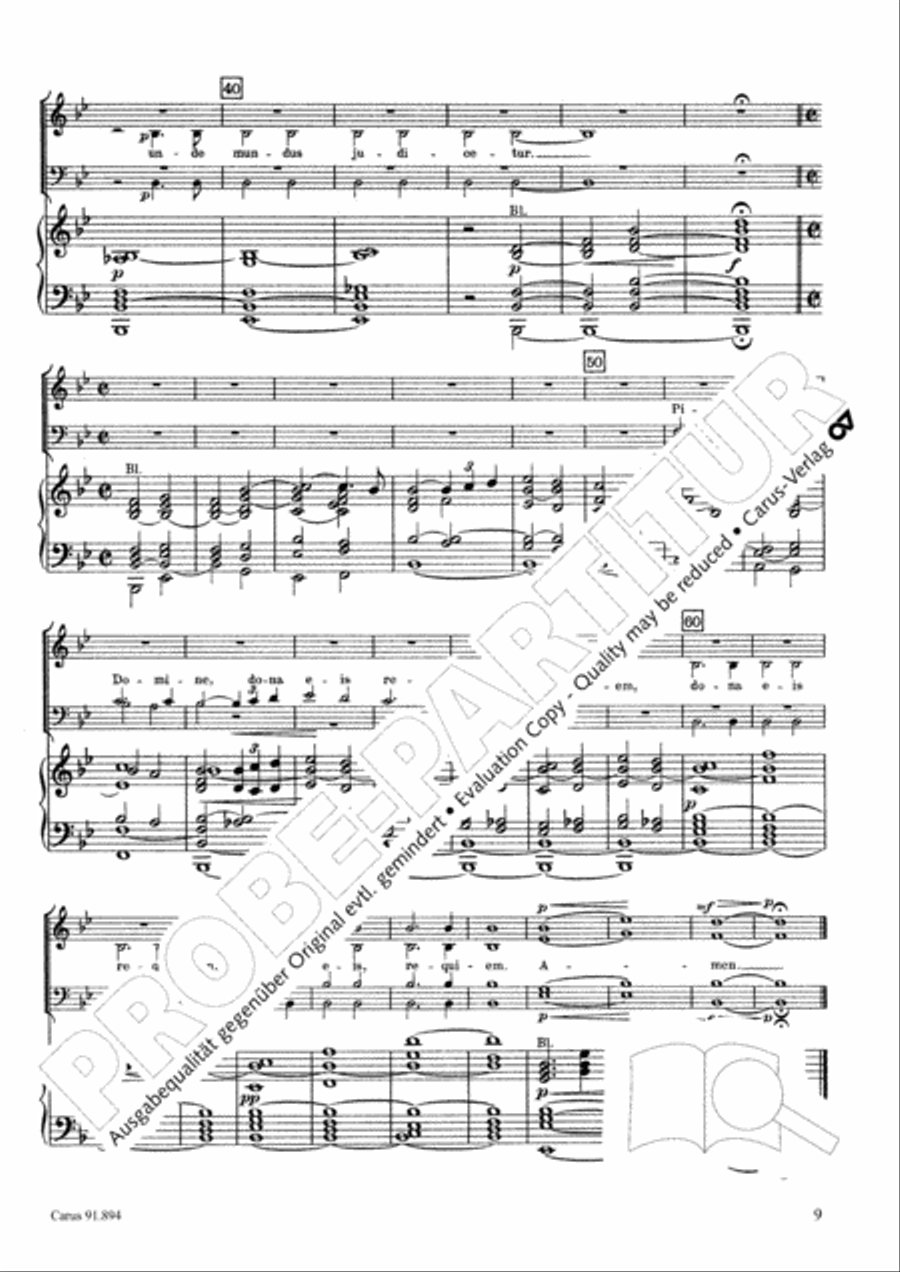 Requiem 4-Part scores gallery preview page 10