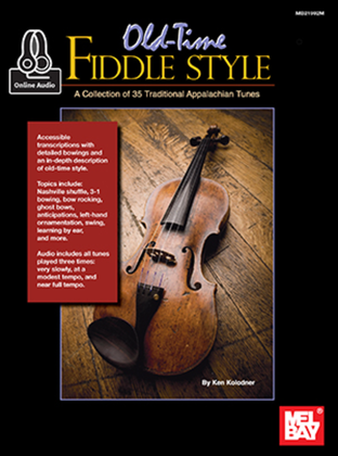 Book cover for Old-Time Fiddle Style