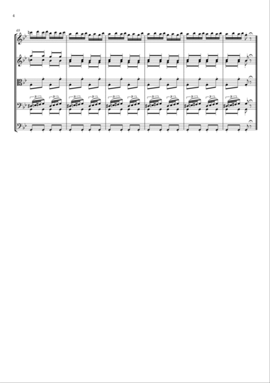 Little Red Riding Hood and the Wolf String Orchestra scores gallery preview page 4