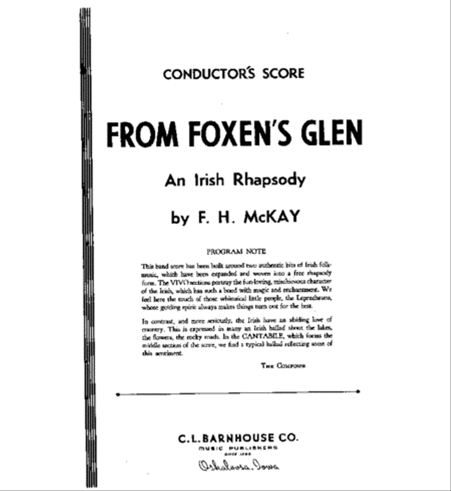From Foxen's Glen Concert Band scores gallery preview page 2