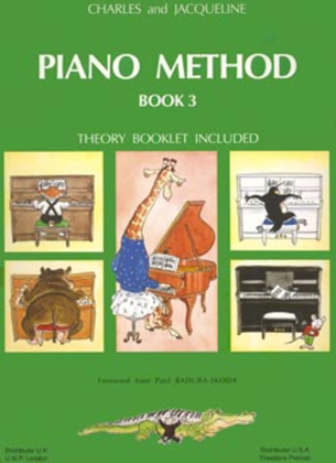 Book cover for Piano Method Book 3