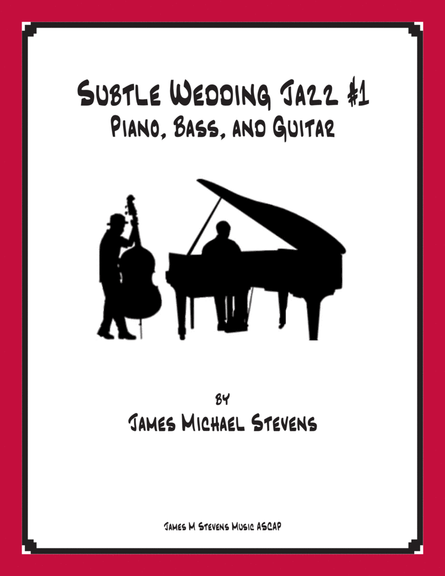 Subtle Wedding Jazz #1 - Piano & Bass Jazz Ensemble scores gallery preview page 1