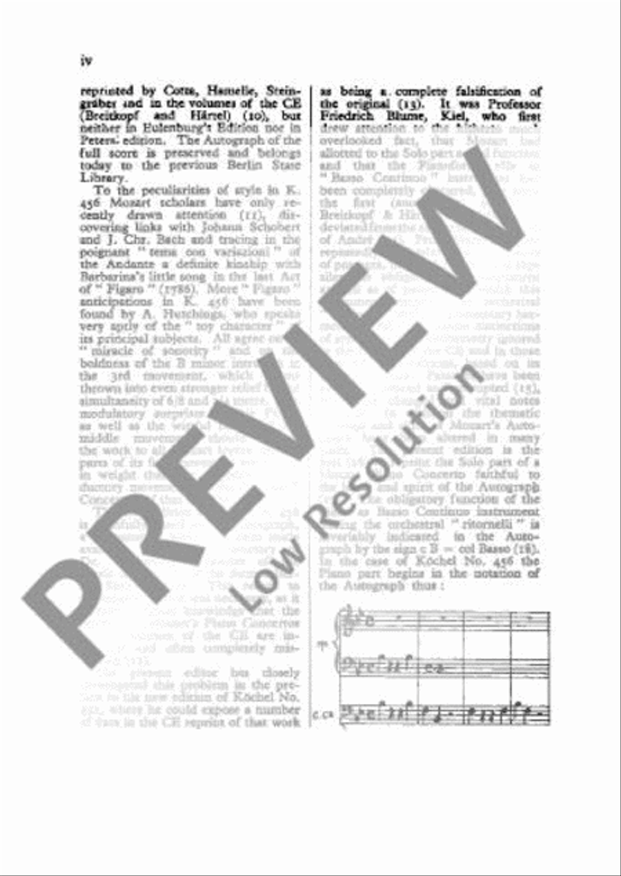 Concerto No. 18 Bb major Orchestra scores gallery preview page 5