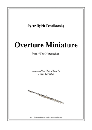 Book cover for Overture Miniature from "The Nutcracker" - for Flute Choir