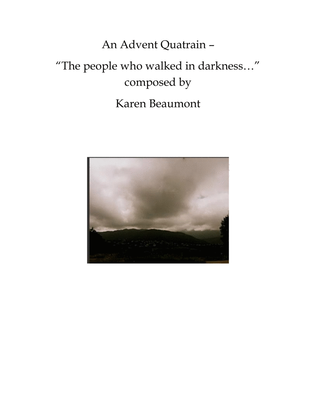 Book cover for An Advent Quatrain -- "The People who walked in darkness..."