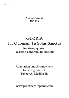 Vivaldi - RV 589, GLORIA - 11 Quoniam Tu Solus Sanctus