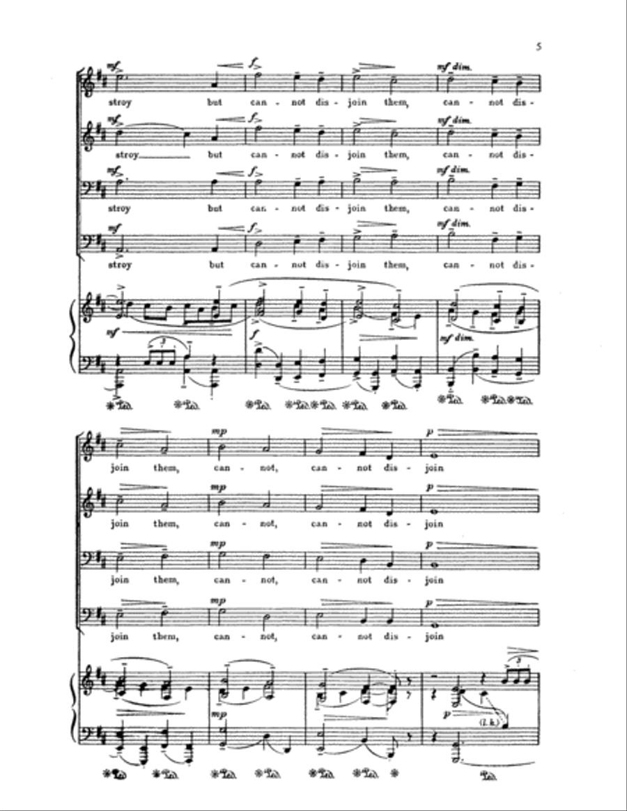 Two Passages from The Testament of Freedom TTBB scores gallery preview page 6