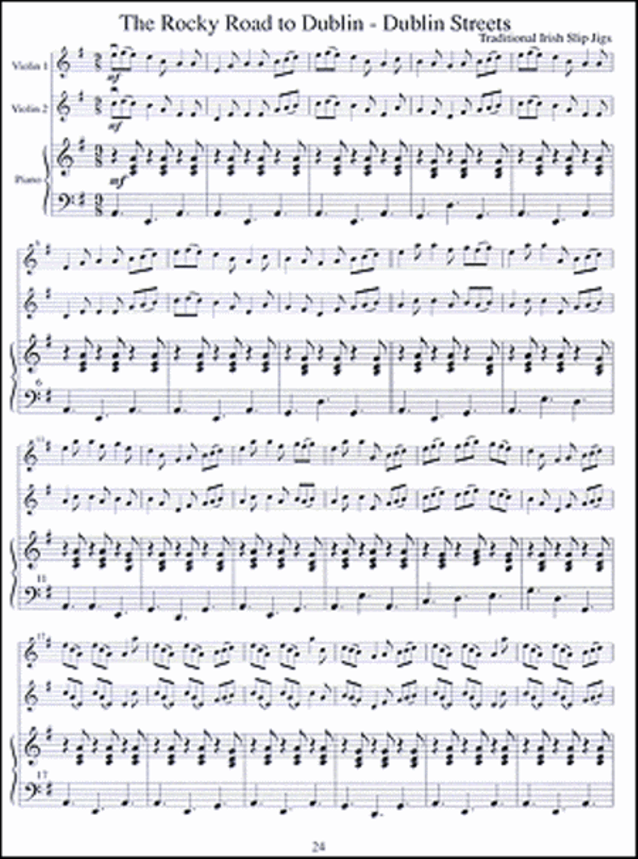 Celtic Fiddle Tunes for Solo and Ensemble - Violin 1 and 2 Violin scores gallery preview page 4