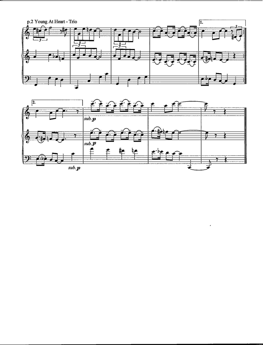 Young At Heart String Trio scores gallery preview page 4
